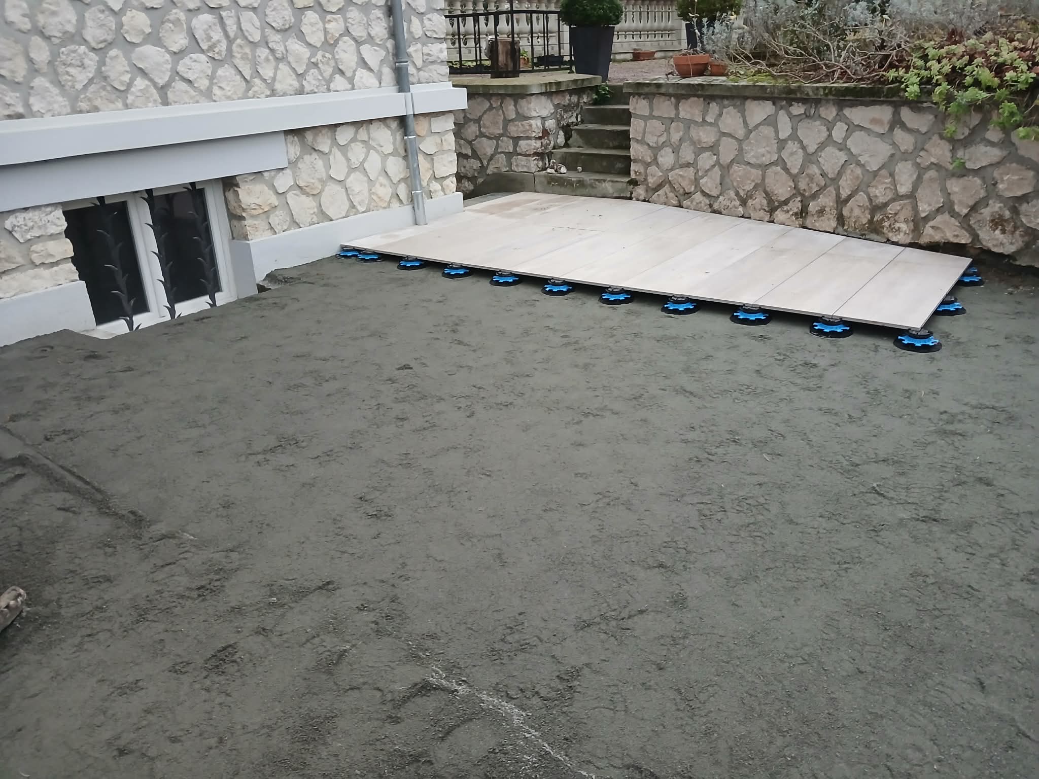 terrasse en béton